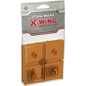 Star Wars X-Wing 1st Edition: Orange Bases and Pegs - for just $9.99! 