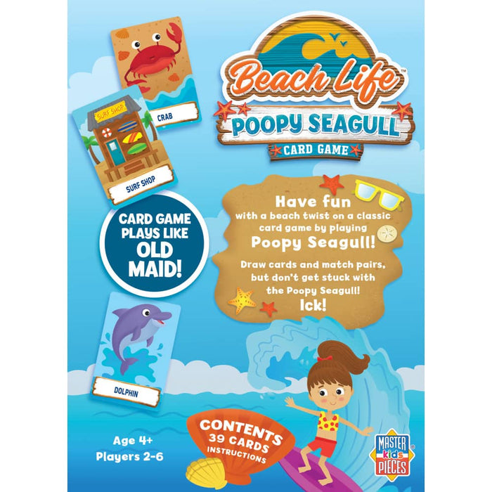 Beach Life - Poopy Seagull Card Game - for just $9.99! 