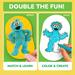 Sesame Street - Heads & Toes Matching Jigsaw Puzzles - for just $12.99! 