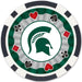 Michigan State Spartans 100 Piece Poker Chips - for just $14.99! 
