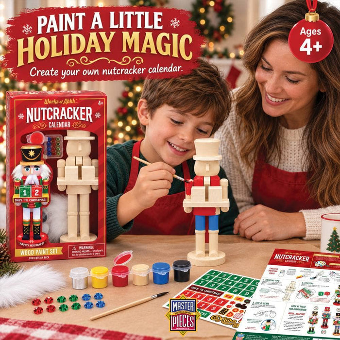 Nutcracker Calendar Wood Paint Set - for just $16.99! 