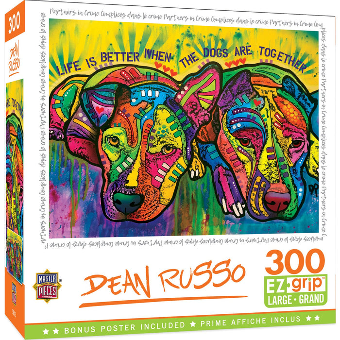 Dean Russo - Partners in Crime 300 Piece EZ Grip Jigsaw Puzzle - Just $14.99! Shop now at Retro Gaming of Denver