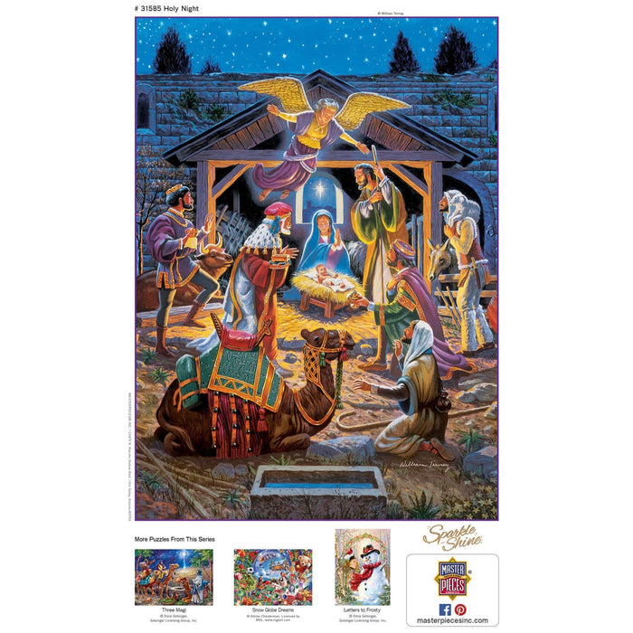 Sparkle & Shine - Holy Night 500 Piece Glitter Jigsaw Puzzle - for just $14.99! 