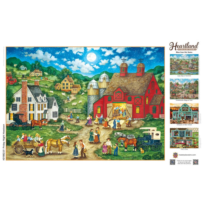 Heartland - Friday Night Hoe Down 500 Piece Jigsaw Puzzle - for just $14.99! 