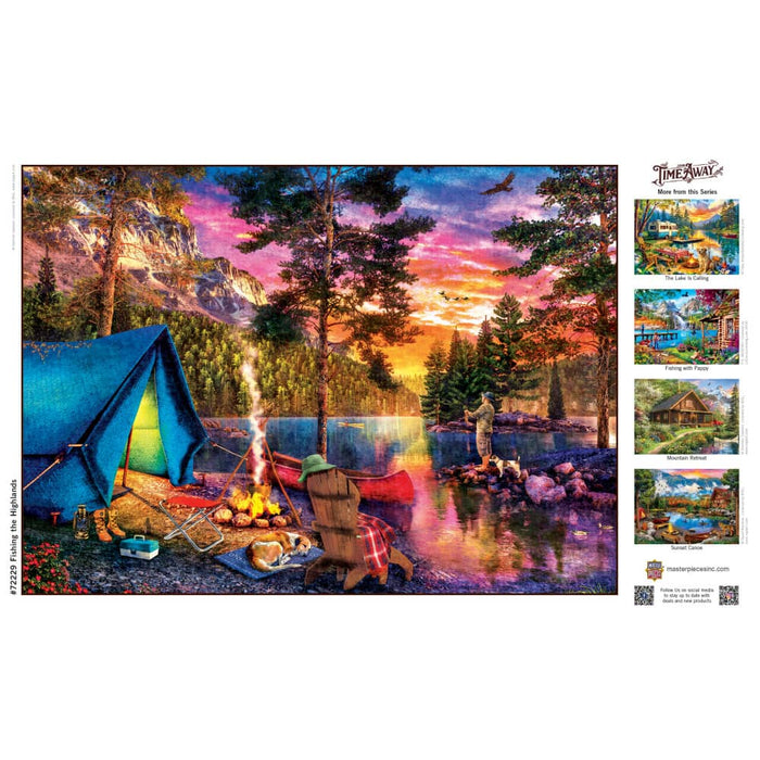 Time Away - Fishing the Highlands 1000 Piece Jigsaw Puzzle - for just $16.99! 