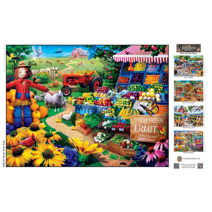Farmer's Market - Fresh Farm Fruit 750 Piece Jigsaw Puzzle - for just $14.99! 