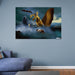 Godzilla: 1964- Ghidorah The Three-Headed Monster Movie Scene Mural - Officially Licensed Toho Removable Adhesive Decal - Premium Mural - Just $69.99! Shop now at Retro Gaming of Denver