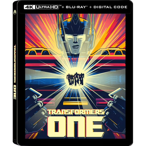 Transformers One - Limited Edition Steelbook (4K Ultra HD + Blu-ray + Digital) - for just $41.99! 