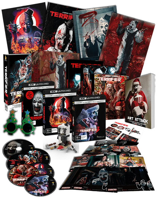 Terrifier - Art Attack 4 Film Collector’s Edition Boxset W/ Collectibles (4K Ultra HD + Blu-ray) - for just $78.99! 