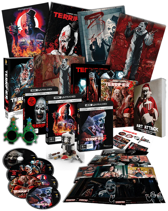 Terrifier - Art Attack 4 Film Collector’s Edition Boxset W/ Collectibles (4K Ultra HD + Blu-ray) - for just $78.99! 