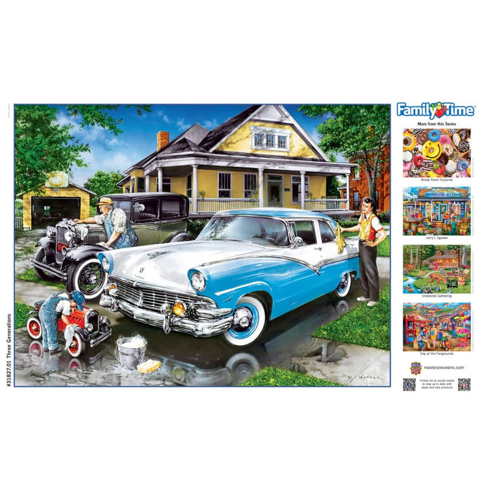Family Time - Three Generations 400 Piece Jigsaw Puzzle - for just $14.99! 