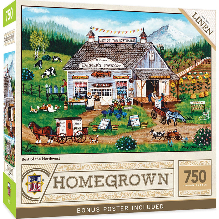 Homegrown - Best of the Northwest 750 Piece Jigsaw Puzzle - for just $10.99! 