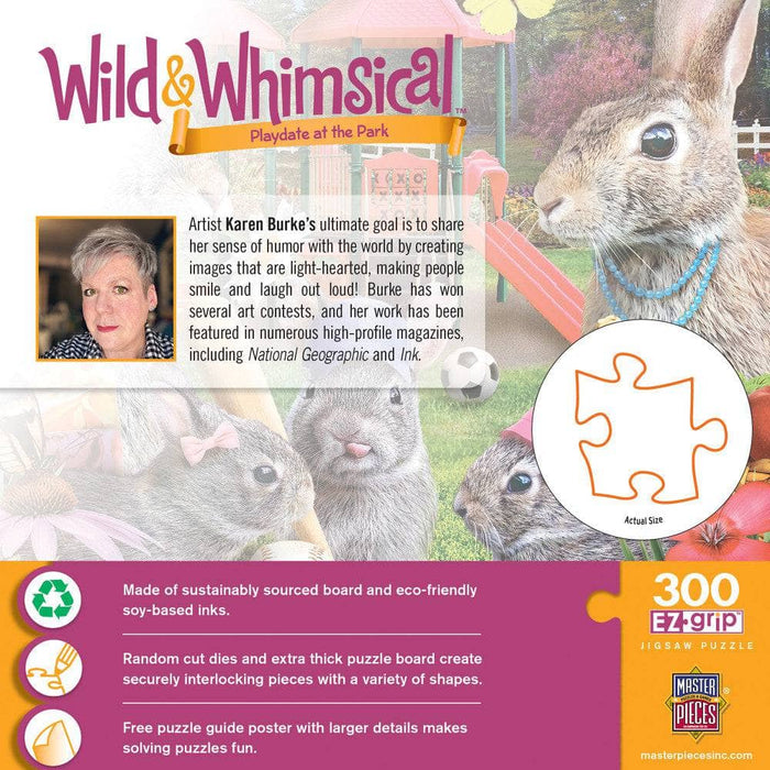 Wild & Whimsical - Playdate at the Park 300 Piece EZ Grip Jigsaw Puzzle - for just $14.99! 