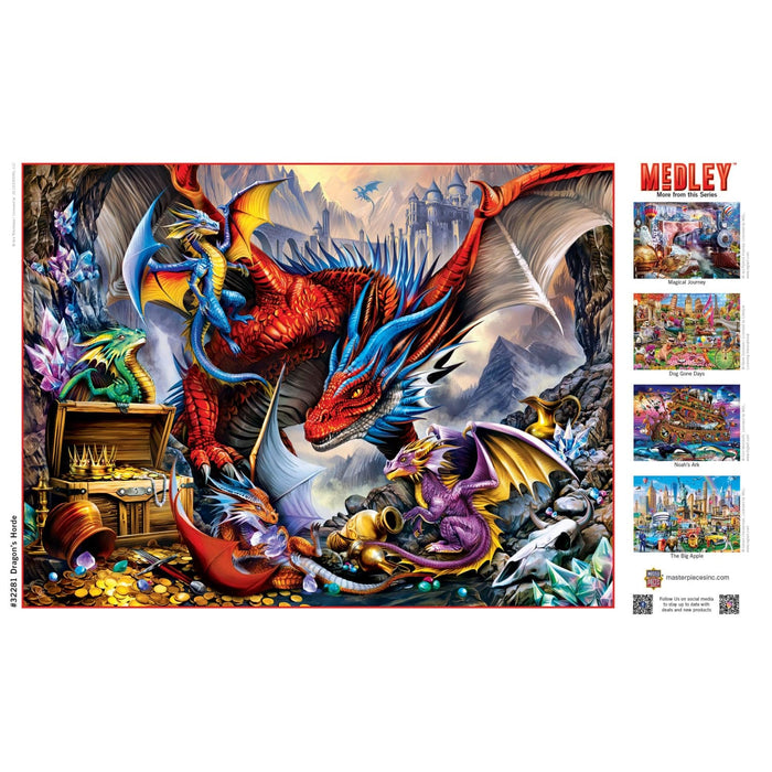 Medley - Dragon's Horde 300 Piece EZ Grip Jigsaw Puzzle - for just $9.99! 