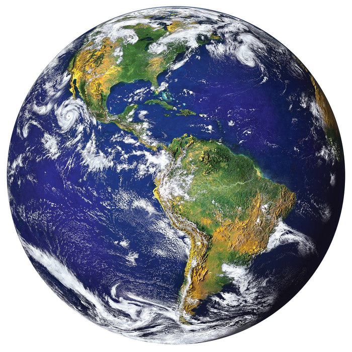 Solar System - The Earth 1000 Piece Round Jigsaw Puzzle - for just $16.99! 