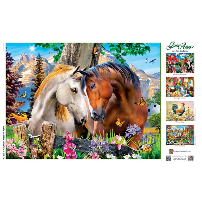 Green Acres - Mountain Meadow Farm 300 Piece EZ Grip Jigsaw Puzzle - for just $14.99! 