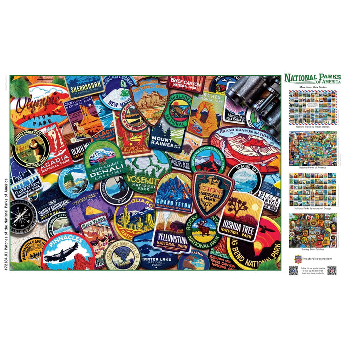 Patches of the National Parks 1000 Piece Jigsaw Puzzle - for just $16.99! 