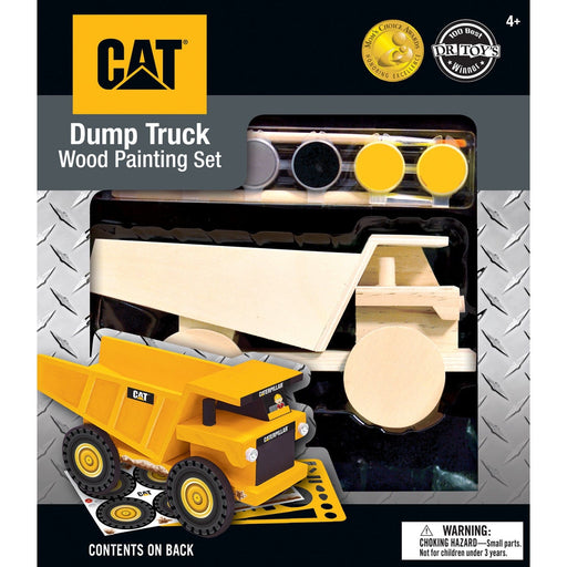 CAT - Caterpillar Dump Truck Wood Craft & Paint Kit - for just $19.99! 