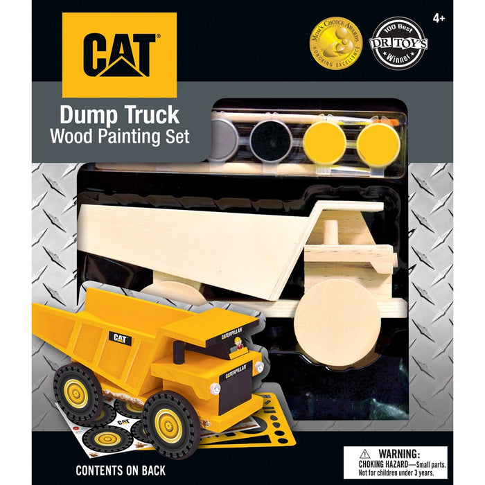 CAT - Caterpillar Dump Truck Wood Craft & Paint Kit - for just $19.99! 