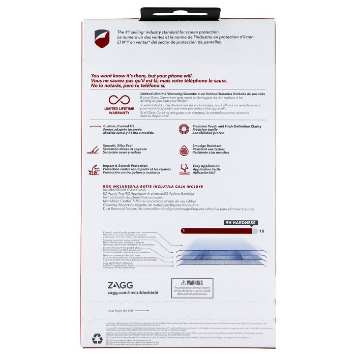 ZAGG Invisible Shield (Glass Curve) Series Tempered Glass for Samsung Galaxy S9 - for just $5.95! 