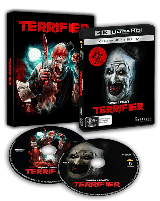 Terrifier - Art Attack 4 Film Collector’s Edition Boxset W/ Collectibles (4K Ultra HD + Blu-ray) - for just $78.99! 