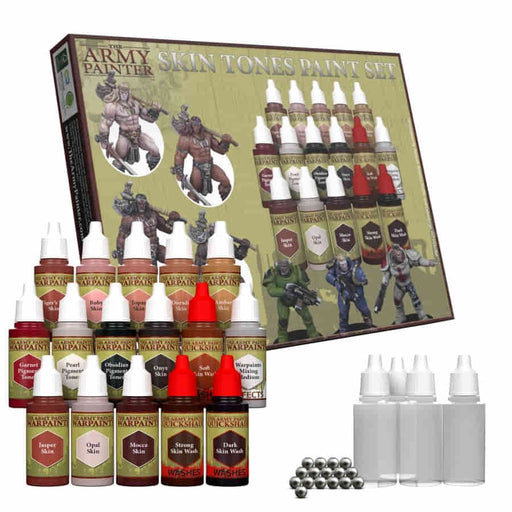 Army Painter Warpaints: Skin Tones Paint Set - Premium Miniatures - Just $59.99! Shop now at Retro Gaming of Denver