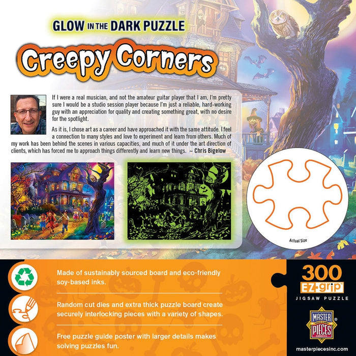 Glow in the Dark - Creepy Corners 300 Piece EZ Grip Jigsaw Puzzle - for just $14.99! 