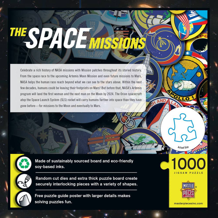The Space Missions - 1000 Piece Jigsaw Puzzle - for just $16.99! 