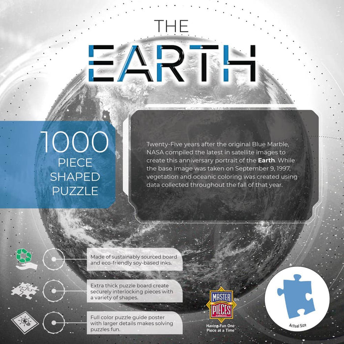 Solar System - The Earth 1000 Piece Round Jigsaw Puzzle - for just $16.99! 