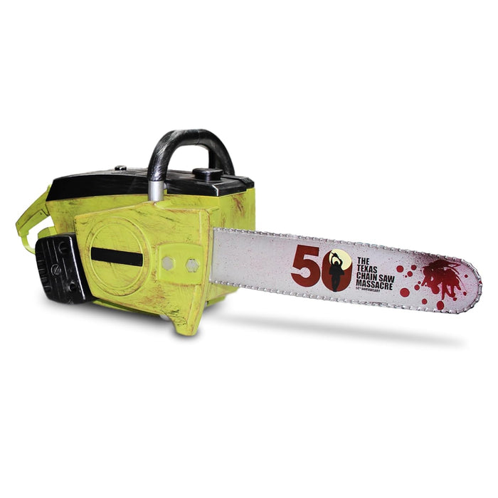The Texas Chain Saw Massacre - 50th Anniversary Chainsaw Edition (4K Ultra HD + Blu-ray + VHS) - for just $139.99! 