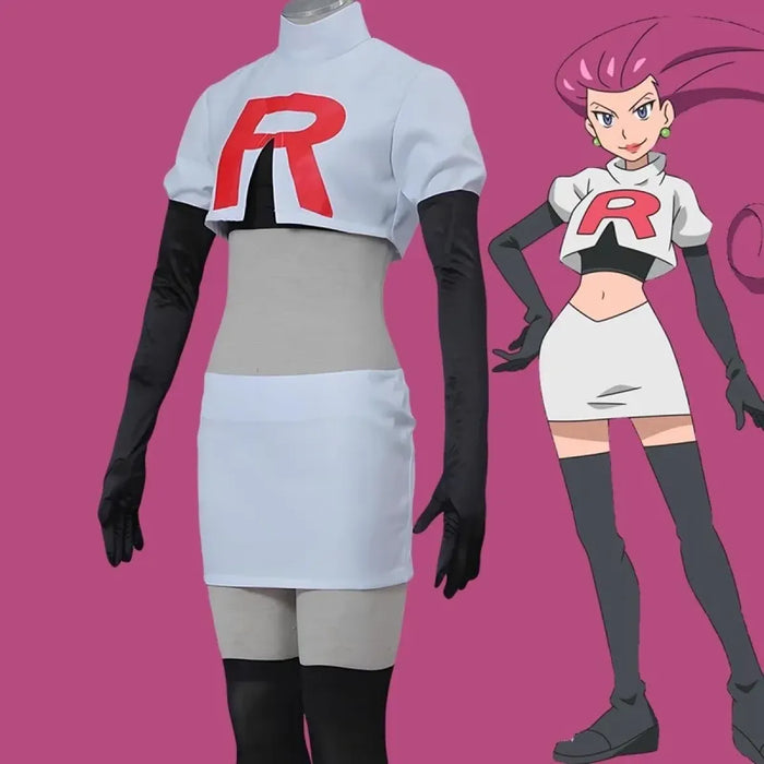 Team Rocket Jessie & James Cosplay Set – Anime Full Outfit for Men & Women - for just $33.95! 