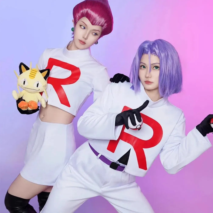 Team Rocket Jessie & James Cosplay Set – Anime Full Outfit for Men & Women - for just $33.95! 