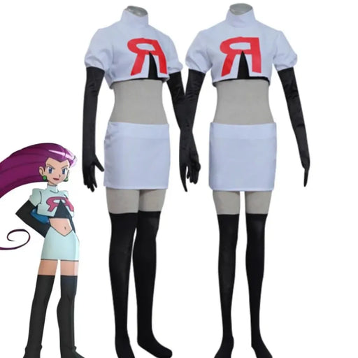Team Rocket Jessie & James Cosplay Set – Anime Full Outfit for Men & Women - for just $33.95! 