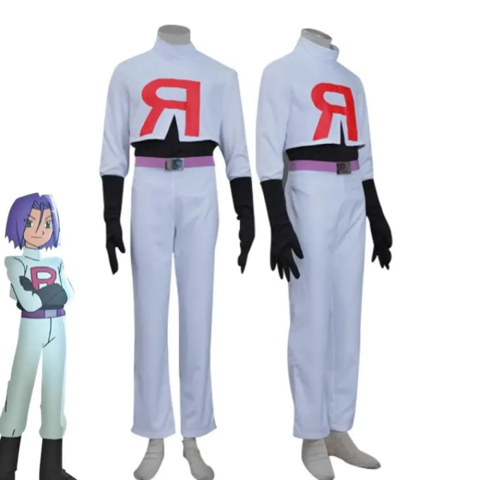 Team Rocket Jessie & James Cosplay Set – Anime Full Outfit for Men & Women - for just $33.95! 