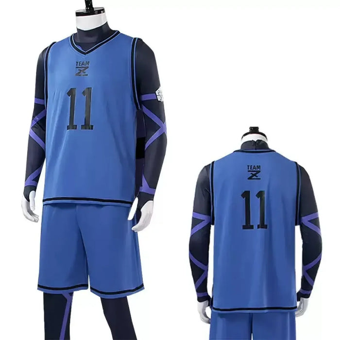 Lock Isagi Yoichi Cosplay Set – Anime Sports Jersey & Jumpsuit - for just $36.99! 