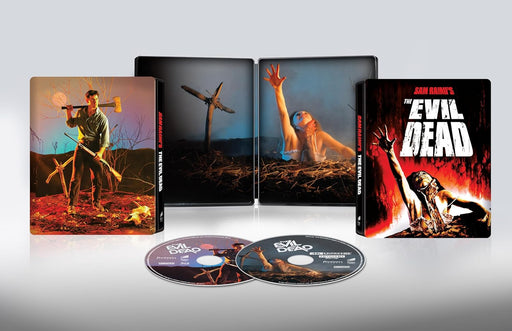 The Evil Dead (1981) - Limited Edition 45th Anniversary Steelbook (4K Ultra HD + Blu-ray + Digital) - for just $43.99! 