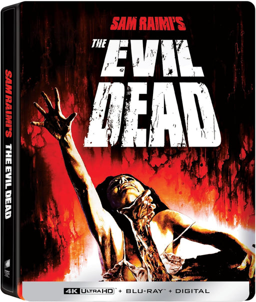 The Evil Dead (1981) - Limited Edition 45th Anniversary Steelbook (4K Ultra HD + Blu-ray + Digital) - for just $43.99! 