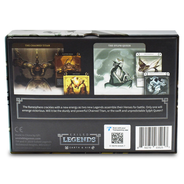 Exiled Legends: Earth & Air Expansion Pack - for just $20! 