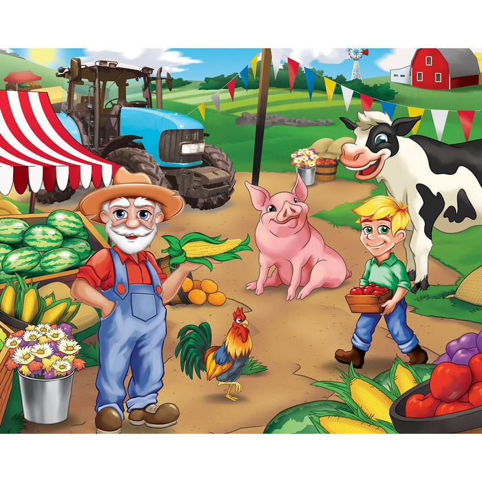 Old MacDonald's Farm 100 Piece Jigsaw Puzzles 4-Pack - for just $14.99! 
