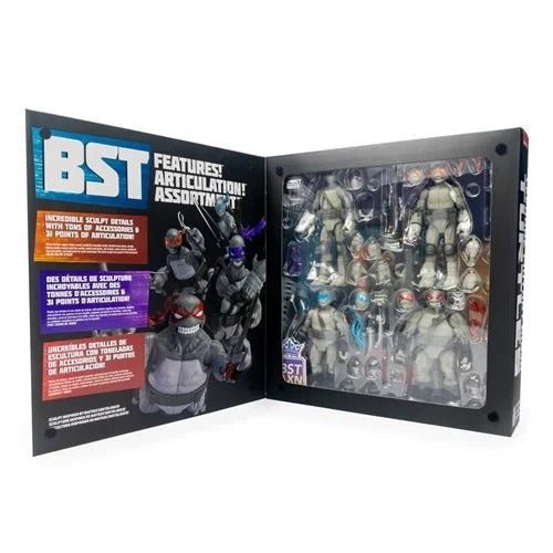 Teenage Mutant Ninja Turtles BST AXN Turtles IDW Comic Black and White 5-Inch Action Figure 4-Pack - SDCC 2023 Exclusive - for just $89.79! 