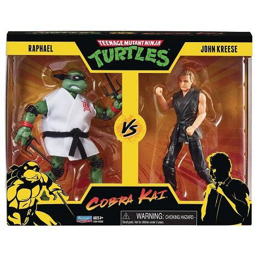 Teenage Mutant Ninja Turtles X Cobra Kai - Raphael Vs. John Kreese 2-Pack Action Figures - for just $44.41! 