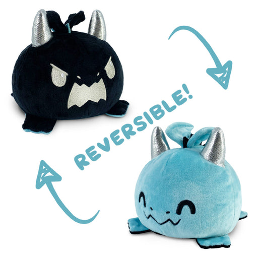 TeeTurtle Reversible Dragon: Blue/Black (Mini) - Premium Toys and Collectible - Just $16.99! Shop now at Retro Gaming of Denver