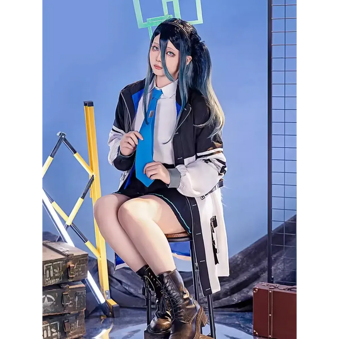 Blue Archive Tendou Arisu Cosplay Costume – Uniform, Wig & Coat Set - for just $42.95! 
