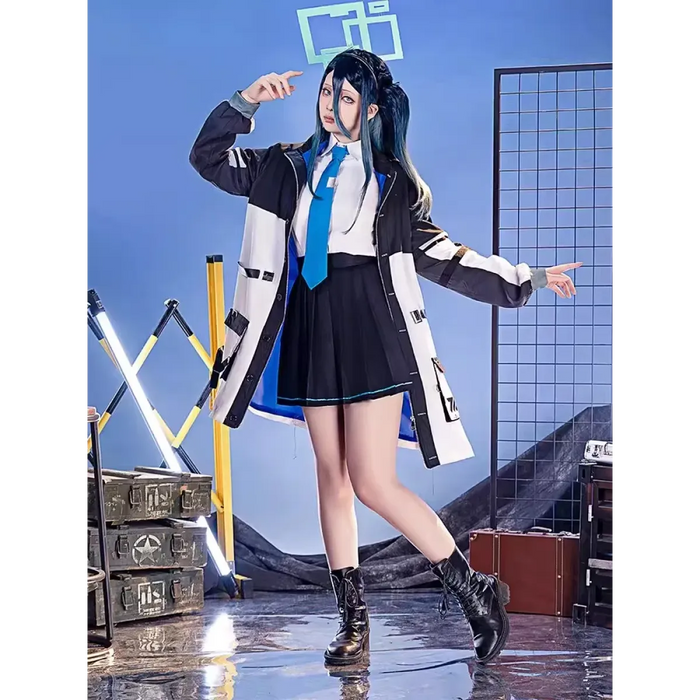 Blue Archive Tendou Arisu Cosplay Costume – Uniform, Wig & Coat Set - for just $42.95! 