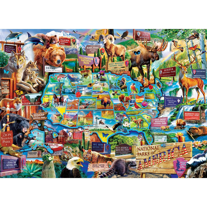 National Parks of America 1000 Piece Jigsaw Puzzle - for just $16.99! 