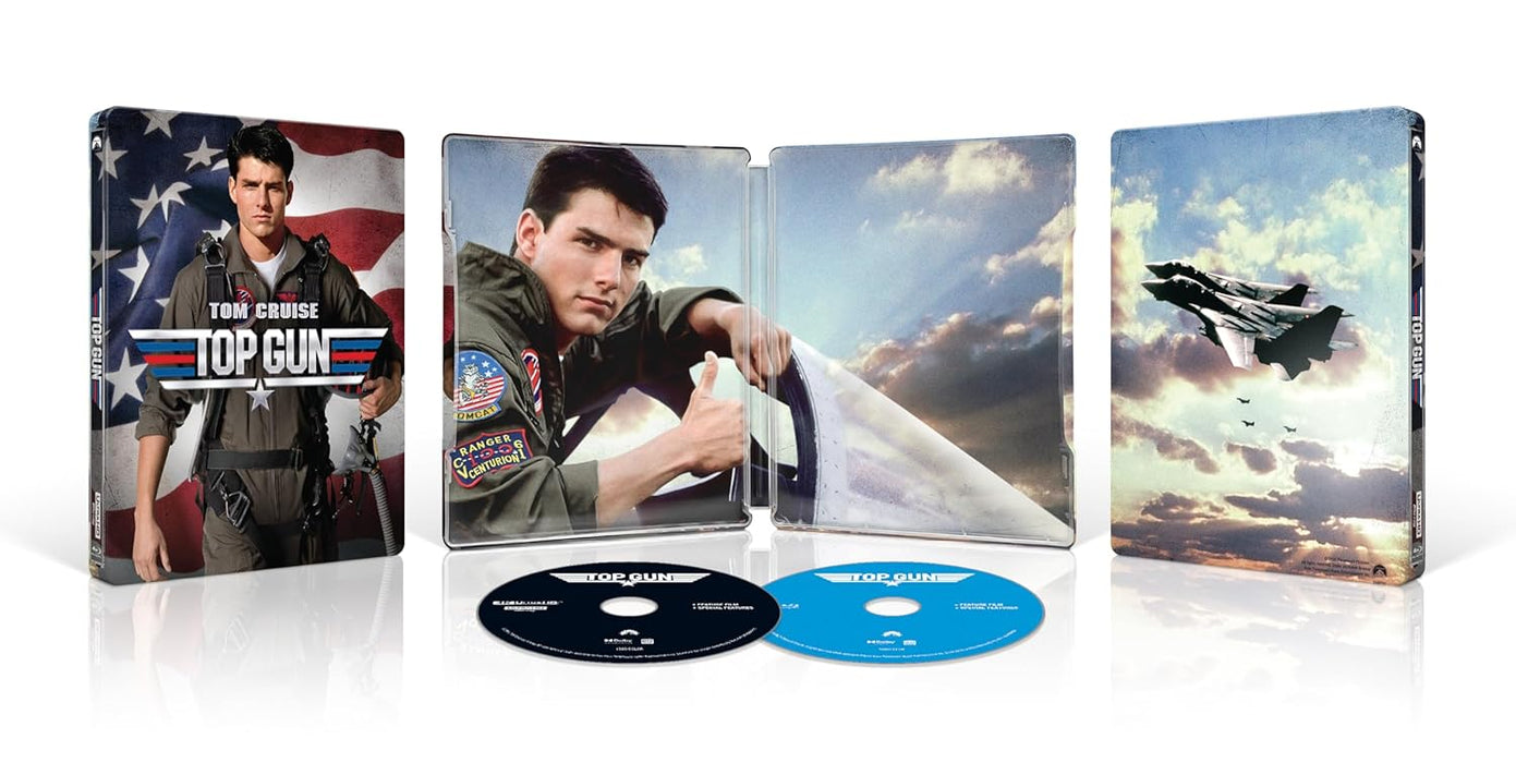 Top Gun - 40th Anniversary Limited Edition Steelbook (4K Ultra HD + Blu-ray + Digital) - for just $31.99! 
