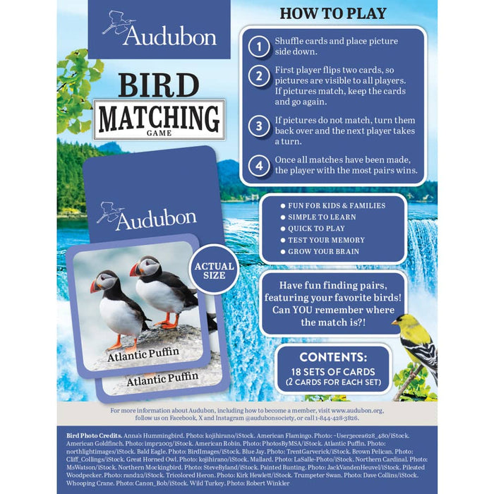 Audubon - Bird Matching Game - for just $9.99! 