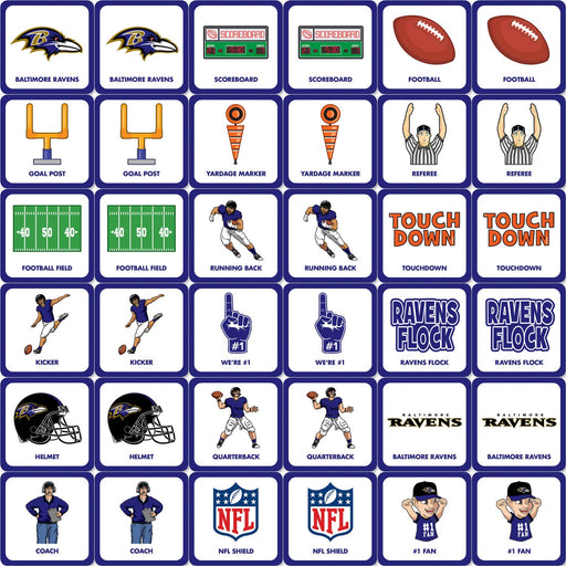 Baltimore Ravens Matching Game - Just $12.99! Shop now at Retro Gaming of Denver