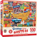 Greetings From Route 66 - 550 Piece Jigsaw Puzzle - Just $14.99! Shop now at Retro Gaming of Denver