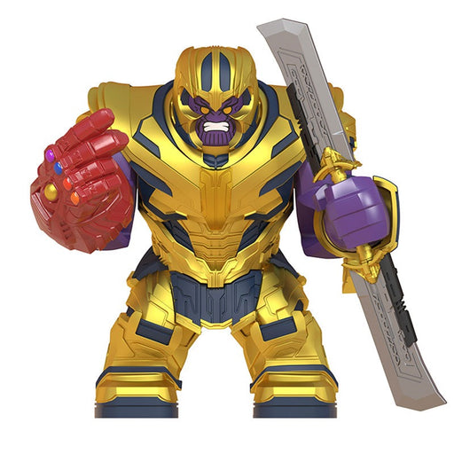 Thanos Avengers Infinity Gauntlet Minifigure (Large Size) (Lego-Compatible Minifigures) - Premium Minifigures - Just $7.99! Shop now at Retro Gaming of Denver